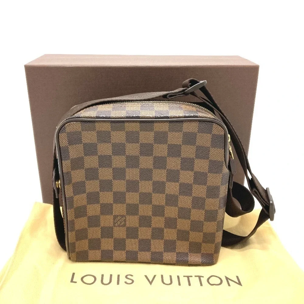 LOUIS VUITTON Brown Damier Canvas Pochette Shoulder Bag